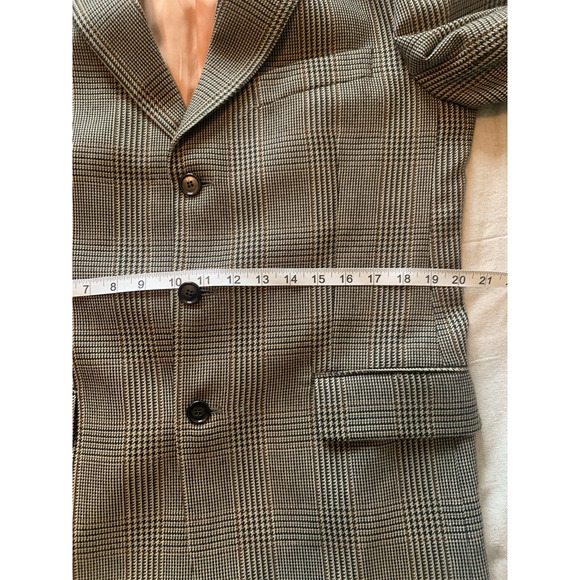 Vtg J Riggins Wool Blend Blazer Mens Size 40R Brown Tweed Sport Coat Suit Jacket - Picture 13 of 16
